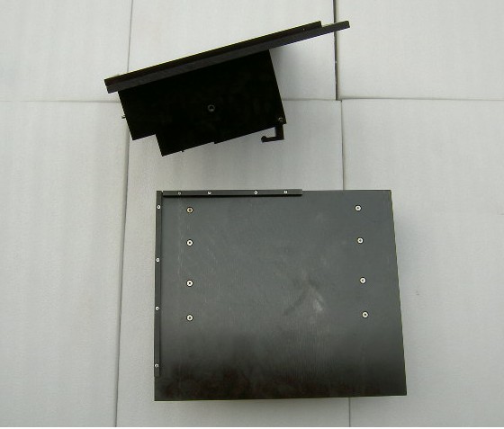 Metal Black SMT Spare Parts , Standard JUKI IC Tray Holder 330X310