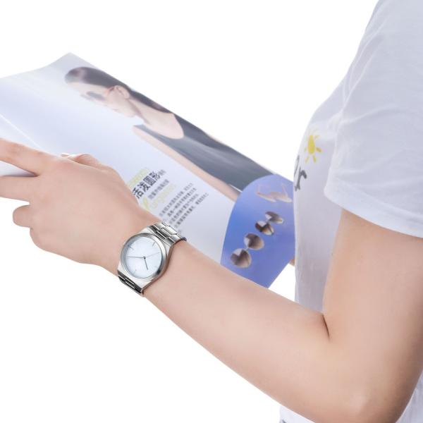 Покрытый ИП дозора браслета серебра дозора кварца 12 людей гарантии месяца