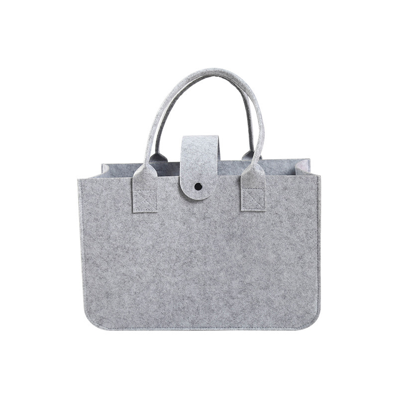 New Felt Handbag Large Capacity Gift Box Packaging Handbag Thickened Advertising Exhibition Non-woven Bag