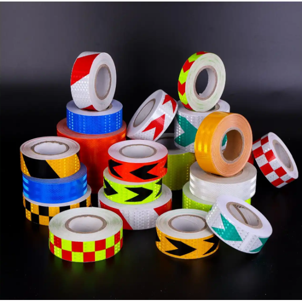 Honeycomb PVC & PET Reflective Material Self-Adhesive Reflective Sticker Sheet Warning Use Temporary Reflective Tape for Safety