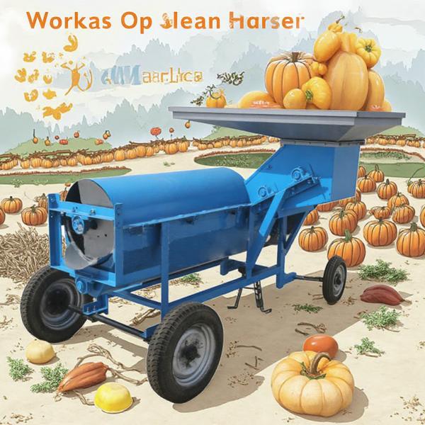 500Kg/H Pumpkin Extractor Melon Harvesting Machine Watermelon Seed Harvesters