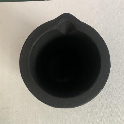 High Temperature Resistance Non-ferrous SiC Carbide Graphite Crucible With Pouring Nozzle For Metal Casting And Melting