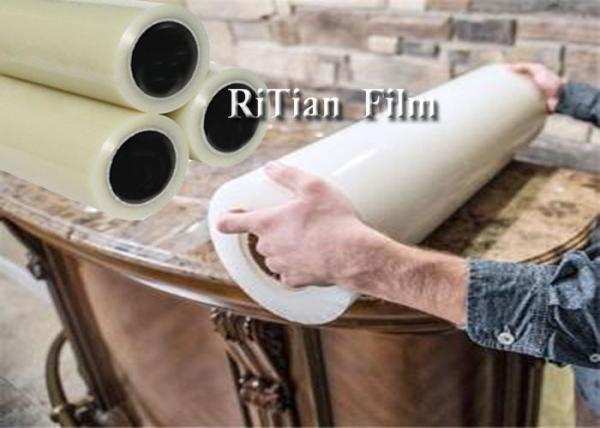 Filme plástico resistente UV material do PE, viscosidade de superfície do rolo de filme da proteção boa