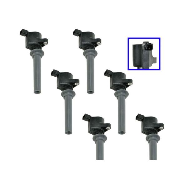 C1387 COP FORD Ignition Coil Over Plug Set Of Kit 6 For Taurus MPV Sable V6 3.0