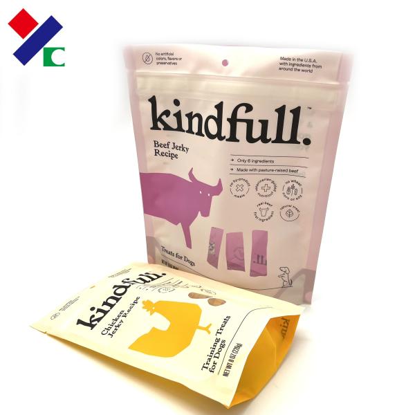 Food Grade Resealable Pet Dog Food Packaging Bag Stand Up Pouch
