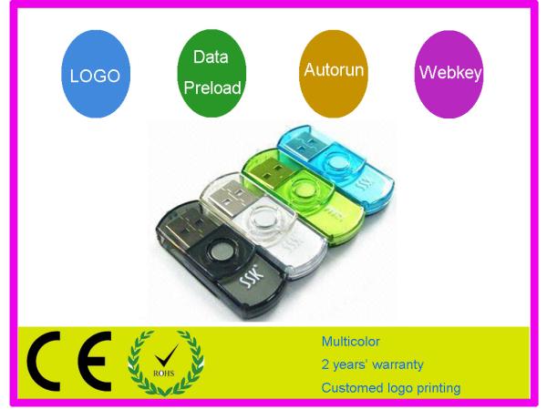 Mini 128MB, 256MB, 512MB, la encripción más pequeña AT-080 de memoria USB de la novedad 1GB