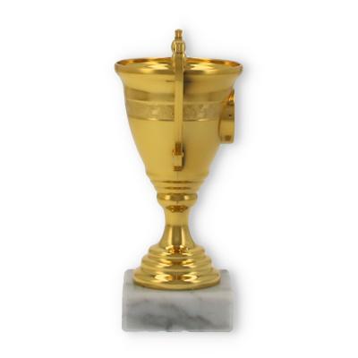 18 Inches Height Metal Trophy with Matte Finish and Marble Base for Cultural Awards and Community Recognition