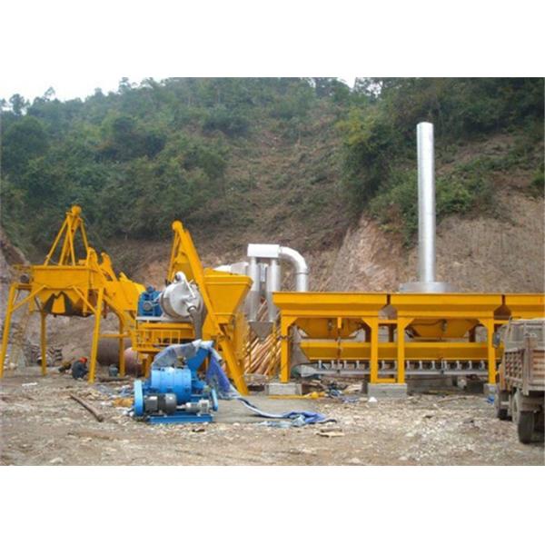 Auto Manual Switchable Mobile Asphalt Mixing Plant for Bitumen / Aggregate Material