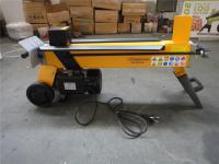 Divisor hidráulico eléctrico de poco ruido del registro/divisor de madera industrial del amarillo