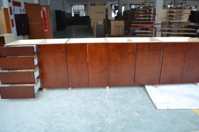 bamboo veneer kitchen cabinet,stock kitchen cabinet,kitchen project for Canada
