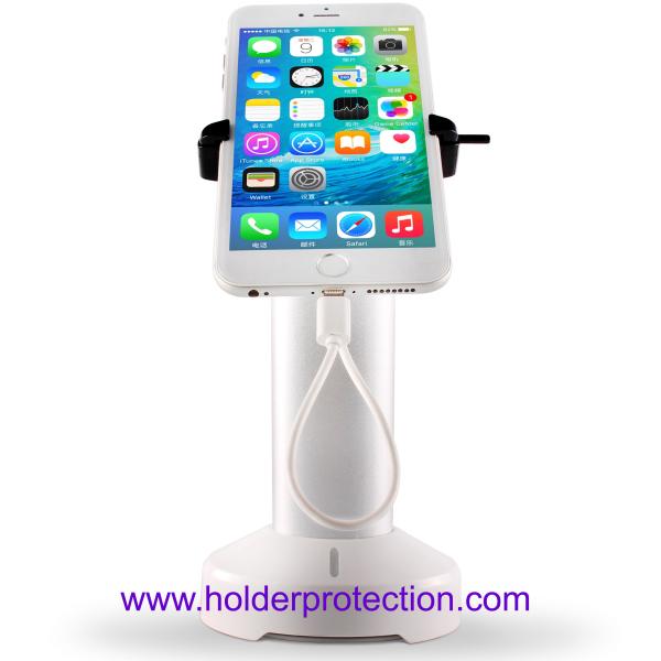 COMER NEW Design stand alone with gripper option and alarm mobile display stand