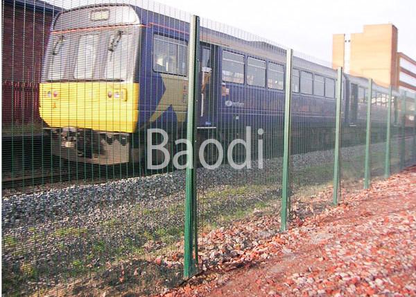 Security 358 Anti Climb Mesh Fence Welded Panel PVC Coated After Galvanized