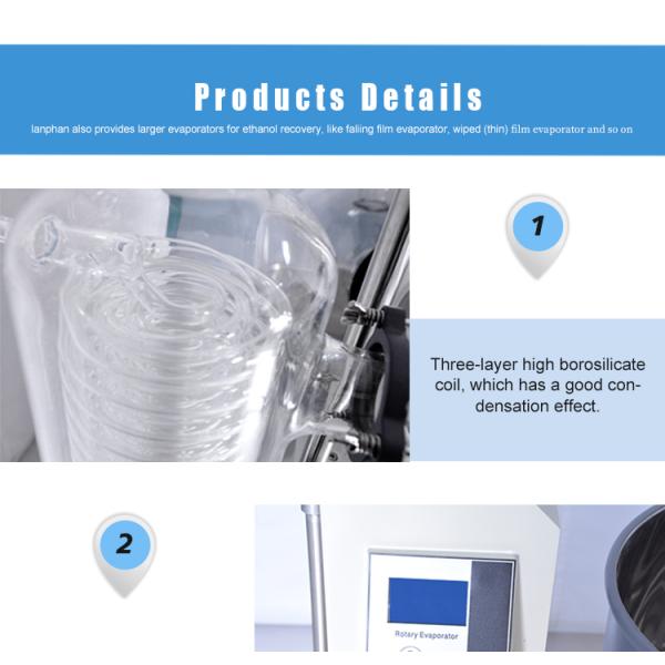 Испаритель 6.5KW автоматический поднимаясь 50l CE электрический роторный