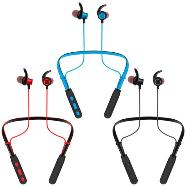 Multi Connection In Ear Neckband Headphones V5.1 Noise Cancelling Earbuds