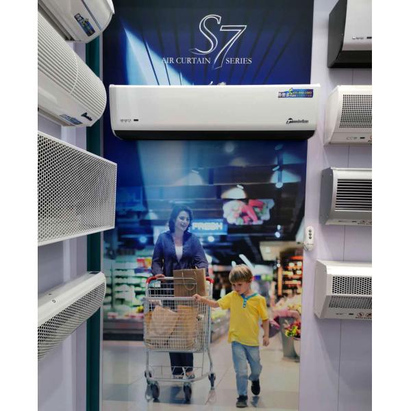 2025 Автоматические воздушные шторы для ресторанов Двери 36 48 60 72 дюйма ширина дверные ворота