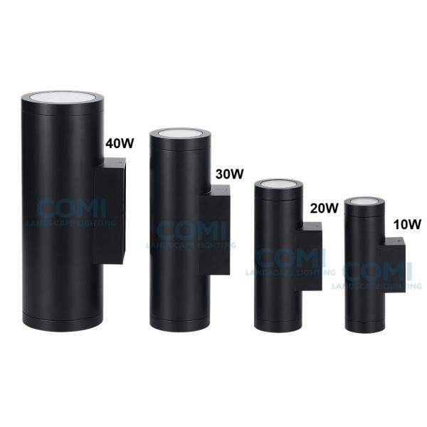 Архитектурноакустическая на открытом воздухе стена установила светлые цилиндр штуцеров IP65 40W 2 дирекционный