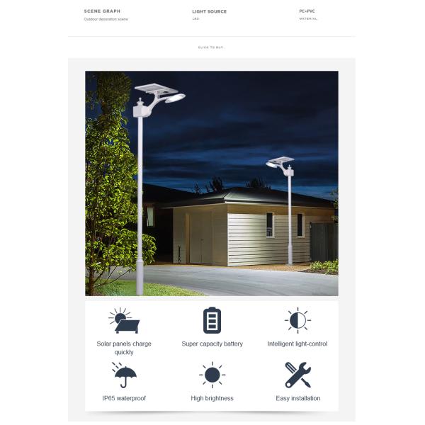 Поручать уличного света 3.2V дороги СИД управления светом на открытом воздухе солнечный 20000mAh быстрый