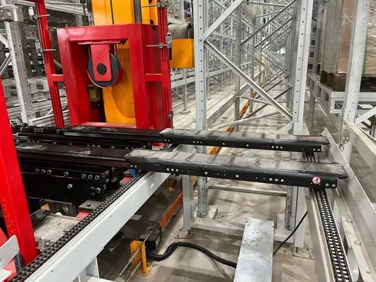 50m/Min  Redefined Telescopic Bin Telescopic Fork Forklifts Lead Precision