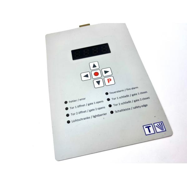 3M Rear Adhesive Waterproof Led Membrane Switch With Gradient Printing