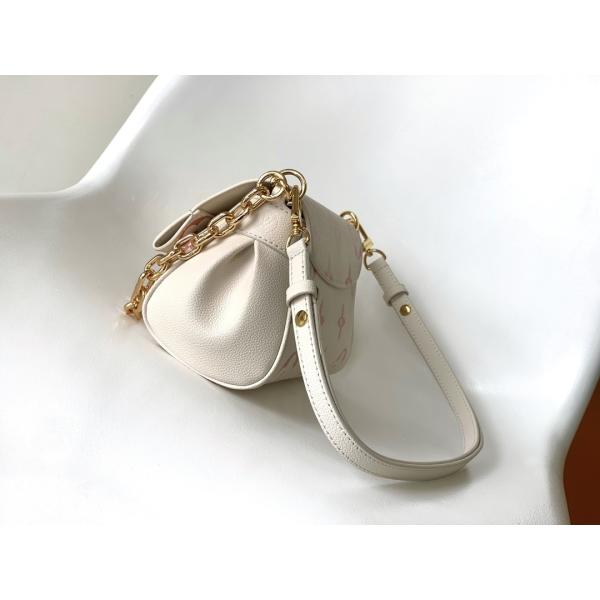 Favorite Creme Mini Sling Bag Branded  LV Rose Trianon Two Monogram Empreinte Leather