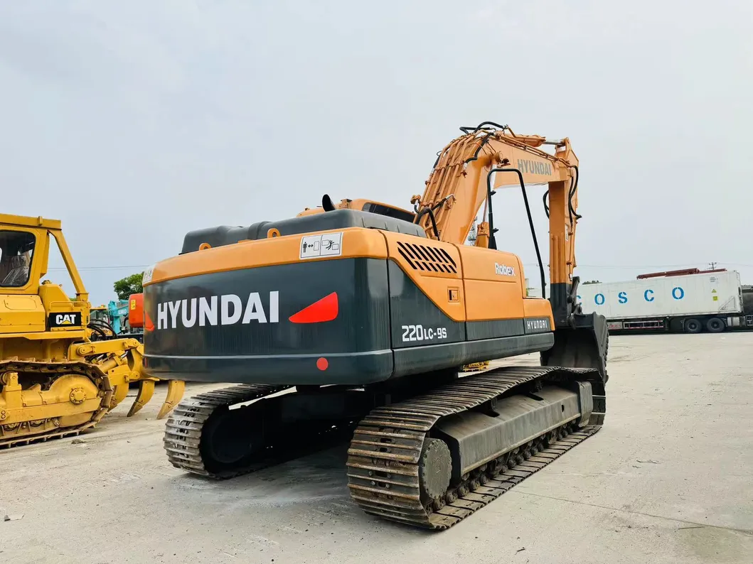 Hyundai 220LC-9s d'occasion fabriquée en Corée du Sud, pelle excavatrice de 22 tonnes, Hyundai 220LC, bon prix
