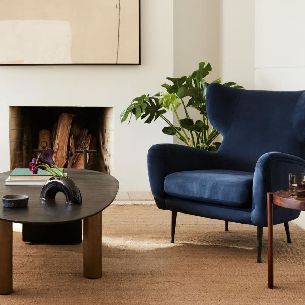 Modern Metal Top glass Oval Coffee Table Brown With Stainless Steel Legs