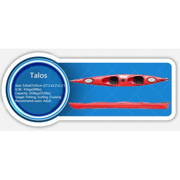 Делюкс двойной Сит сидит в каяке, участвуя в гонке сидит внутри скорости тандемного каяка быстрой