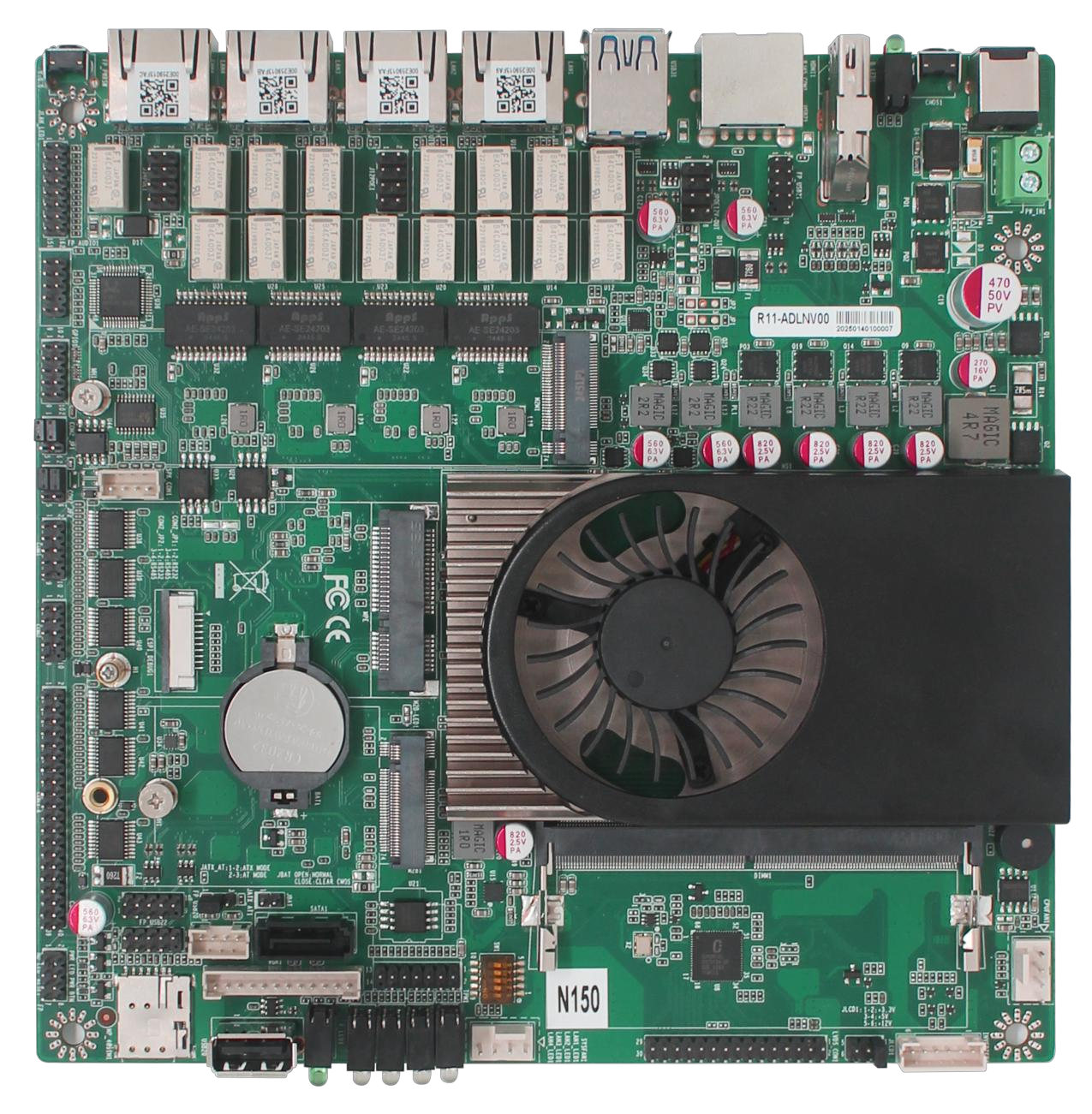 Zynshield 1U Barebone Rackmount Firewall with Intel N100 4 2.5G LAN 4G 5G SIM Supporting External SFP+ Ethernet Ports