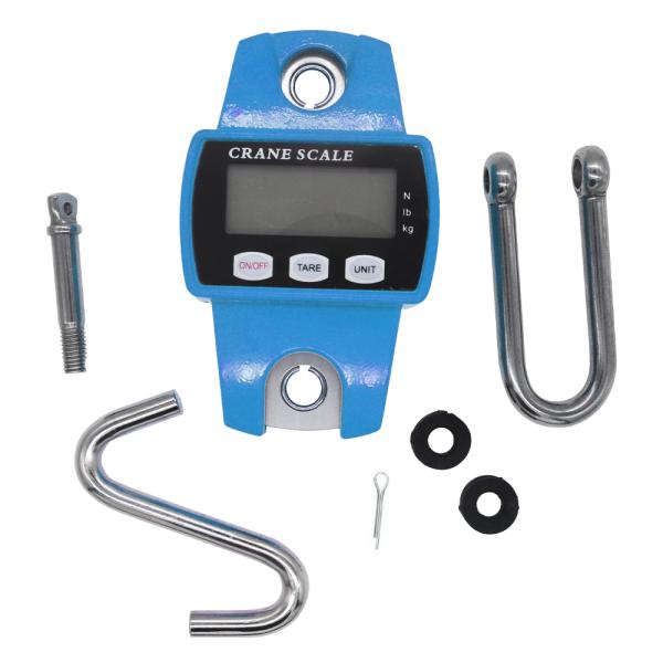 Hanging Scale Heavy Duty Stainless Steel Hook Scales 300kg/150g/50g/100g Capacity Portable Digital Crane Scale 0.01g Accuracy