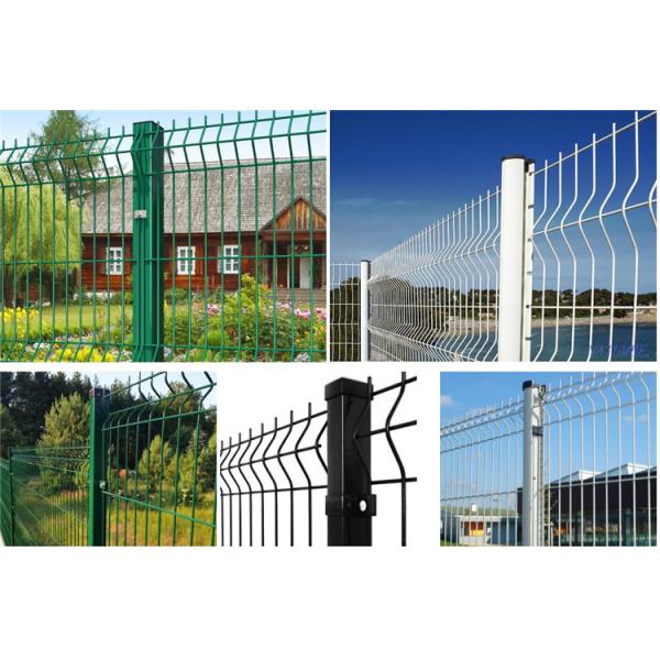1.2mm Post Thickness Welded Wire Fence 5ft Galvanized Coating 3.5mm Dia