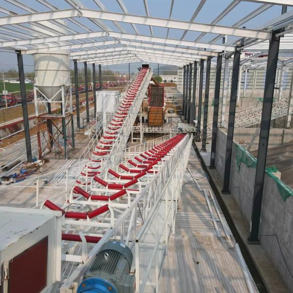 Conveyeur à rouleaux à rouleaux pour convoyeur à courroie industrielle