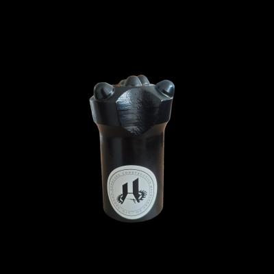 5 Tooth 59mm R32 Threaded Button Bit For Mining / Tunneling Rock Drilling