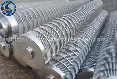 Tubulação axial interna da tela de fio da cunha do fio 316L ID85mm dos Ss