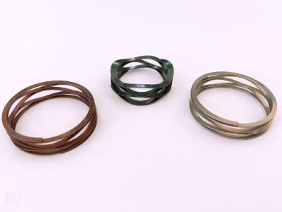 Multi Turn Top Stainless Steel Wave Washers With Plain Ends Processing