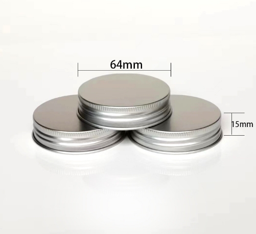 64*15 Алюминиевая крышка Пластиковая стеклянная бутылка с круглым металлическим винтовым крышкой Косметическая широкая крышка