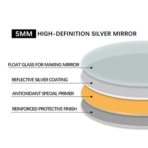Premium Luxury LED Bathroom Mirrors IP44 Water Resistant Touch Light Bathroom Mirror