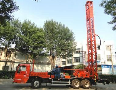 Special Crane Chassis 400 Meter 6X4 water well drilling equipment