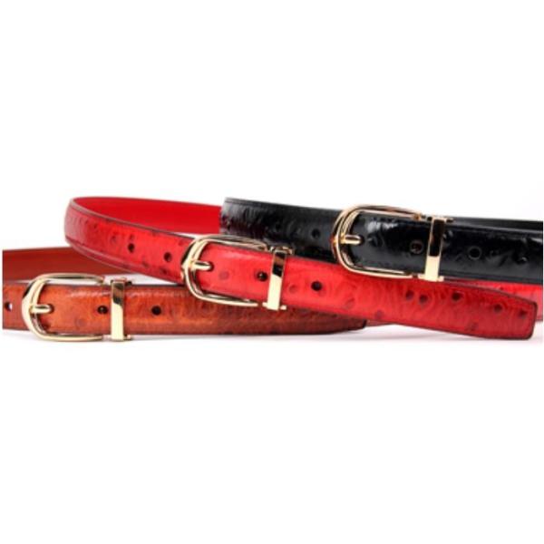 Платье джинсов задыхается пояс женщин неподдельной кожи 2.5км