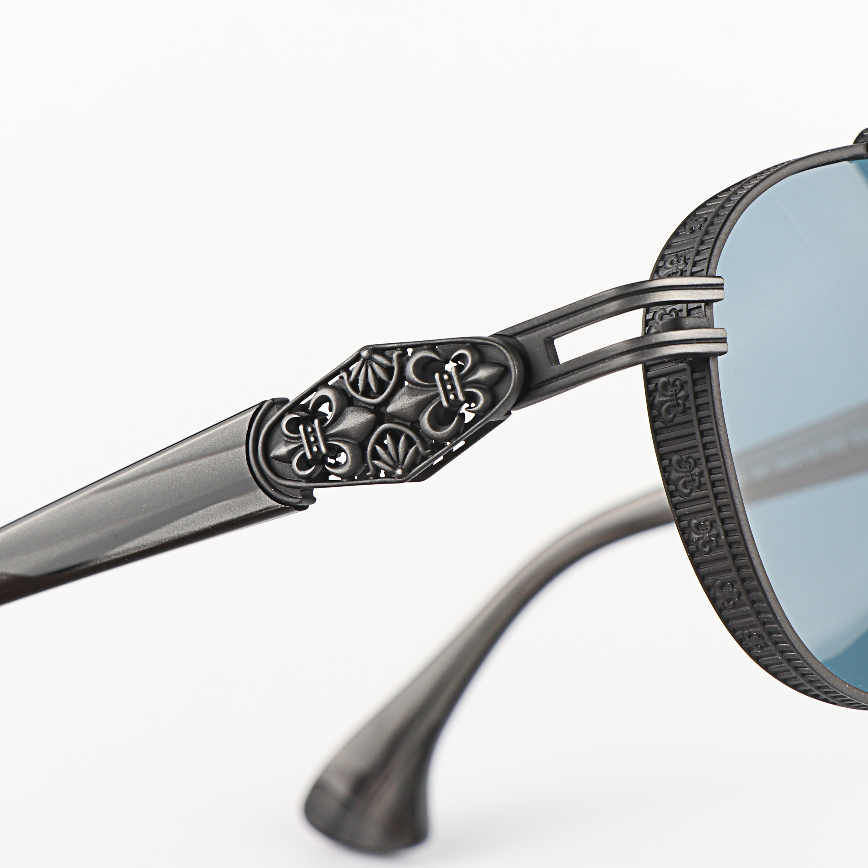 Shenzhen Retro Uv400 Big Face pilot Double Beam Prescription Luxury High-quality Brand  Unisex Custom logo Sunglasses for Men
