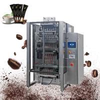 Suficiência vertical do formulário e máquina de embalagem automatizada selo da vara do pó do café da pista do sistema de empacotamento multi