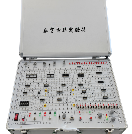 Modular Structure Digital Circuit Experiment Kit with High-strength Aluminum Alloy Protective Box for TVET University Educational laboratory Training kit