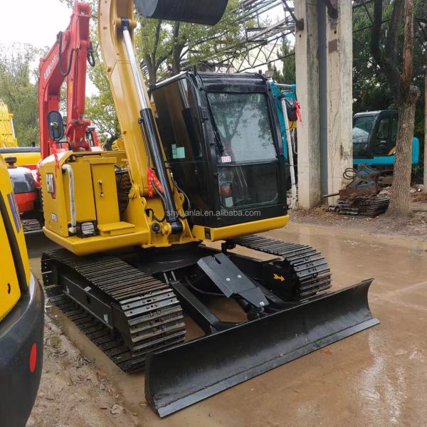Mini Pelle d'occasion CAT 307D Hydraulique Chenille Petite Excavatrice Caterpillar 7 Tonnes Bon état