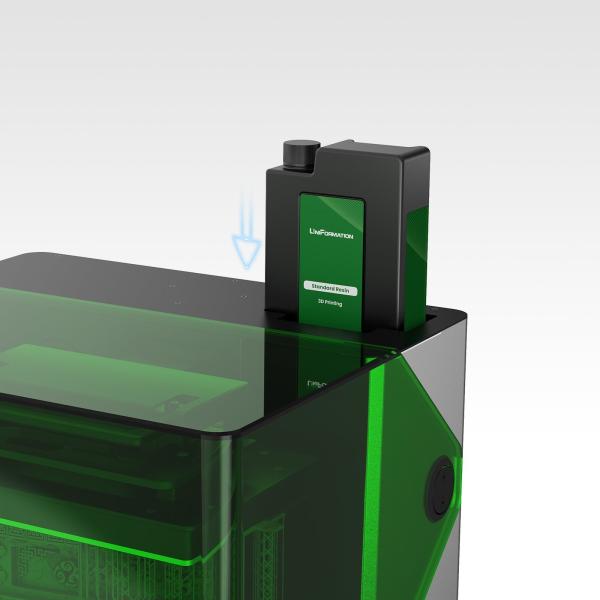 UniFormation GK3 Ultra LCD Printer0.3'' LCD Photocuring Resin 3d Model Making Printer with Build-in Heating System & Odor Filter