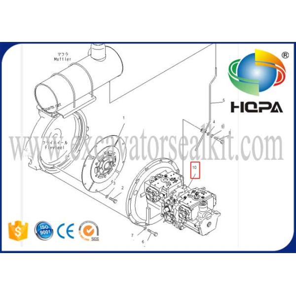 708-2G-00700 Excavator Hydraulic Parts Hydraulic Main Pump PC300-8 PC350-8 PC300LC-8 PC350LC-8