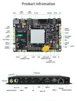 Caixa 1080P Wifi Android RK3399 UART2 do jogador do Signage de WCDMA G/M Digital