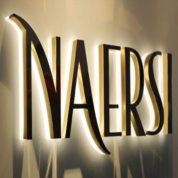 brand new  metal acrylic backlit letters logo led bar sign  shop sign