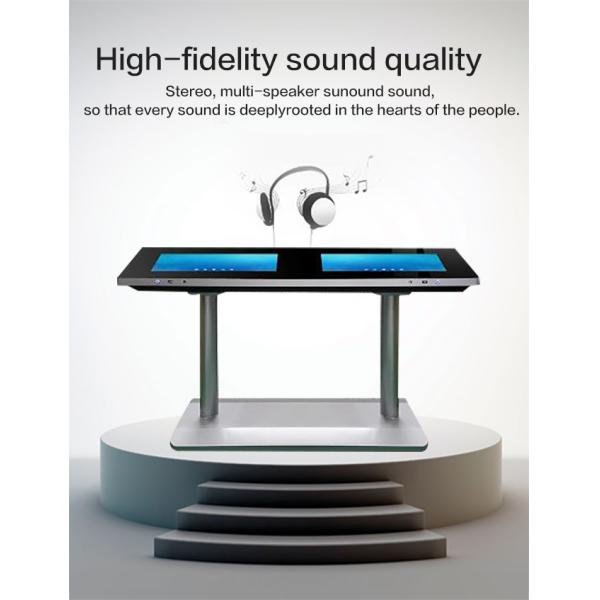 21.5 '' Android/Windows Smart touch dual screen interactive coffee table for meeting advertising display video kiosk