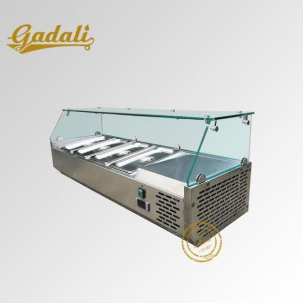 55L 6 GN Pans Cold Storage Salad Bar 1.5m Length