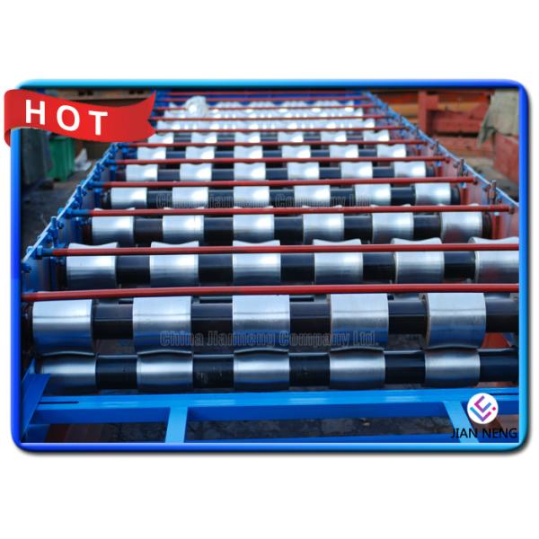 0.3-0.8mm Thickness Metal Rollforming Systems , Wall And Roof Steel Roofing Machine