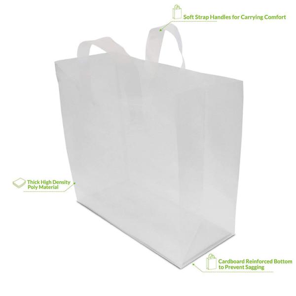 Bolso de empaquetado reutilizable grande del k que hace compras con la parte inferior de la cartulina del escudete